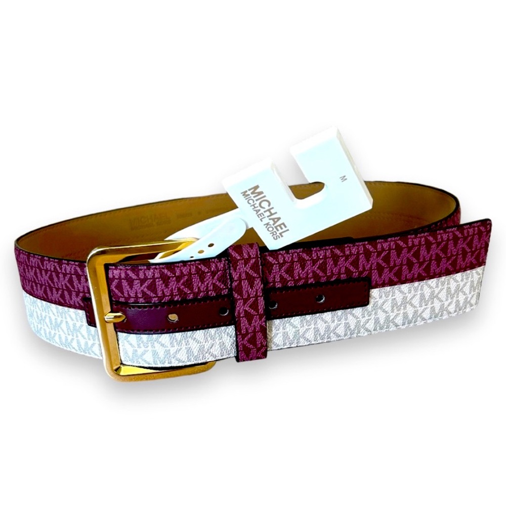 NWT Michael Kors Two Toned Wide Belt
